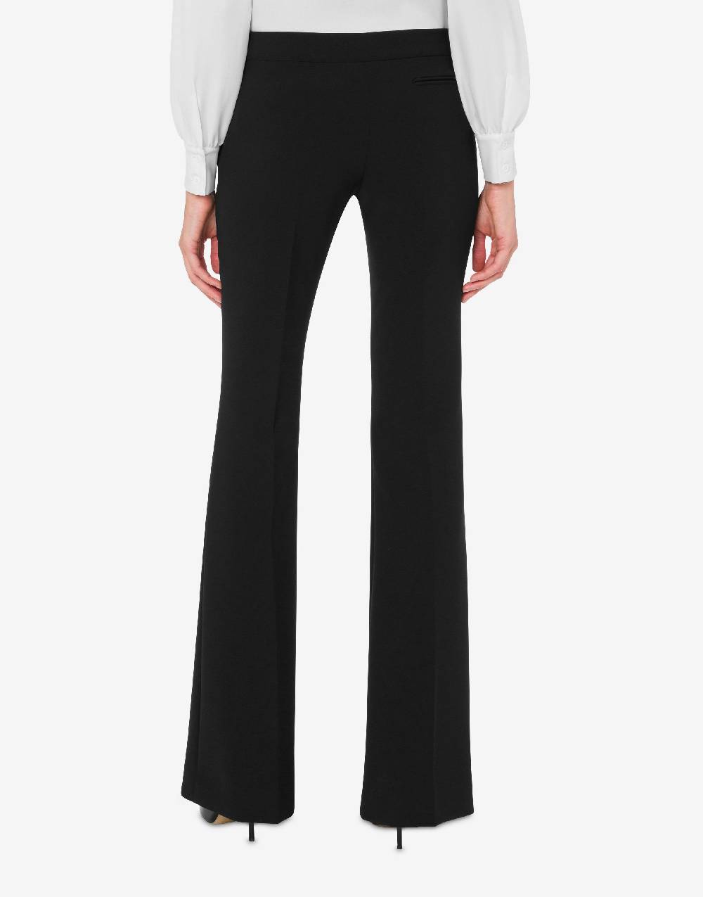 Love Moschino Pantalone flare in crêpe Convenienza