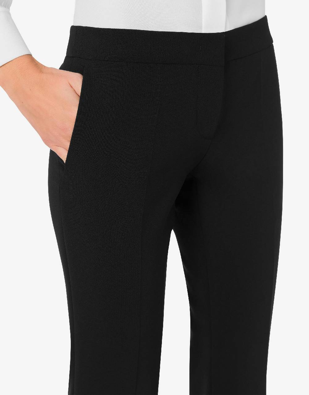 Love Moschino Pantalone flare in crêpe Convenienza