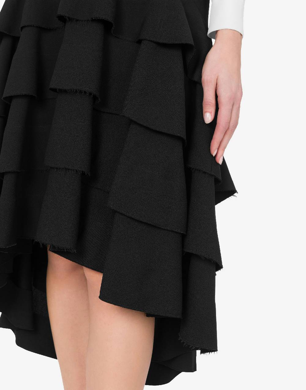 Love Moschino Gonna midi in crêpe con ruches Bestseller