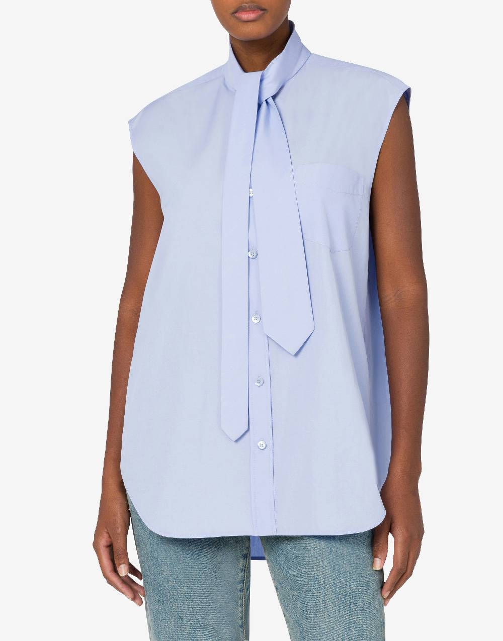 Love Moschino Camicia senza maniche Tie Offerte stagionali