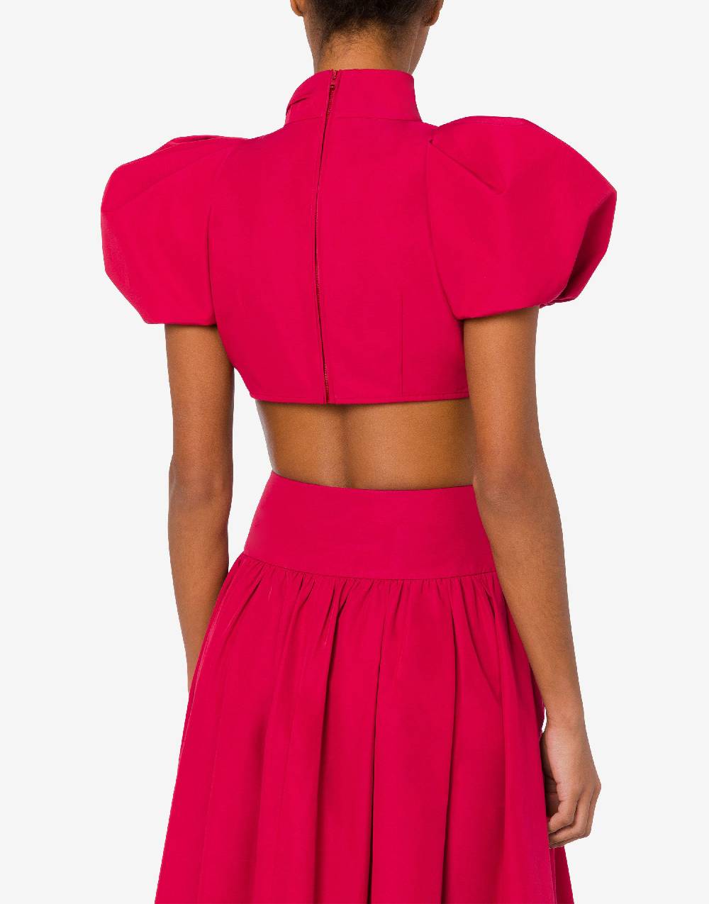 Love Moschino Camicia cropped con maniche a palloncino Outlet