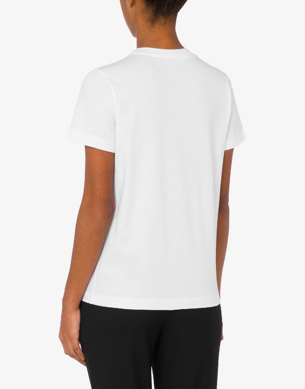 Love Moschino T-shirt Heart Safety Pin Offerte