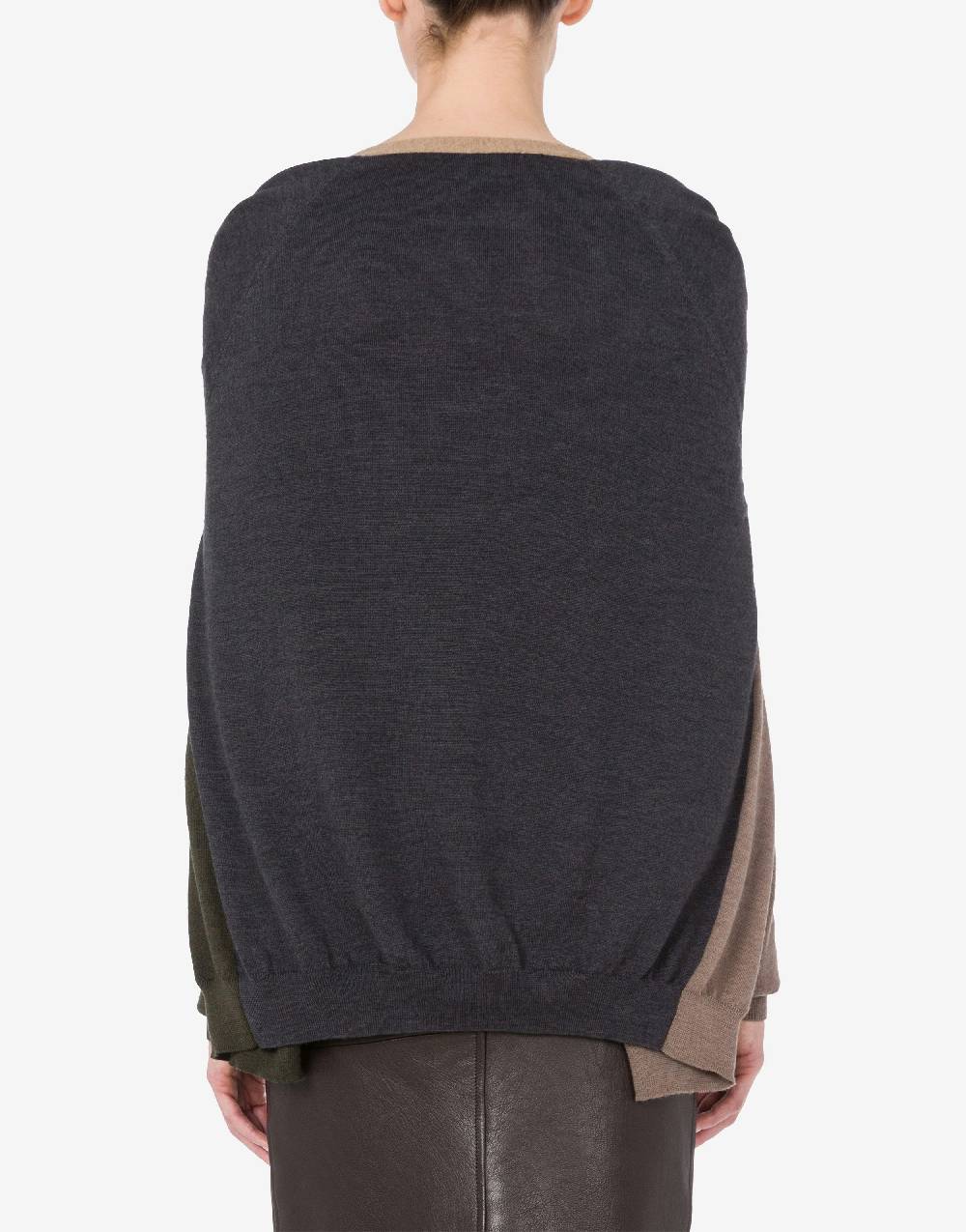 Love Moschino Cardigan in lana Layer Up Nuova