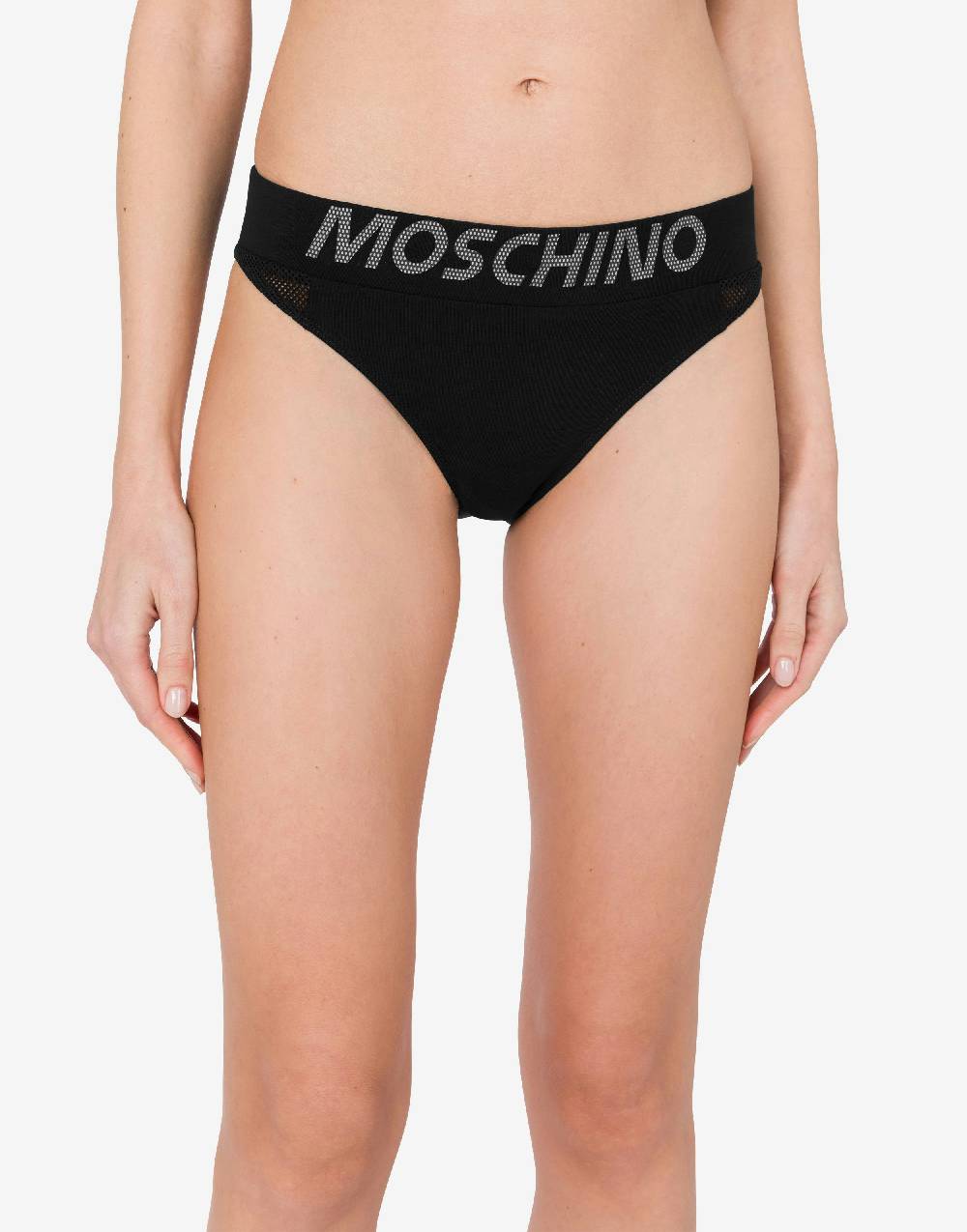 Love Moschino Slip in jersey stretch Mesh Logo Italia