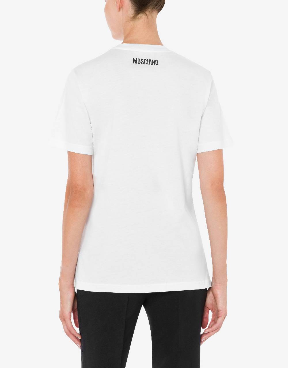 Love Moschino T-shirt in jersey organico You Can't Be Serious Pezzi Unici