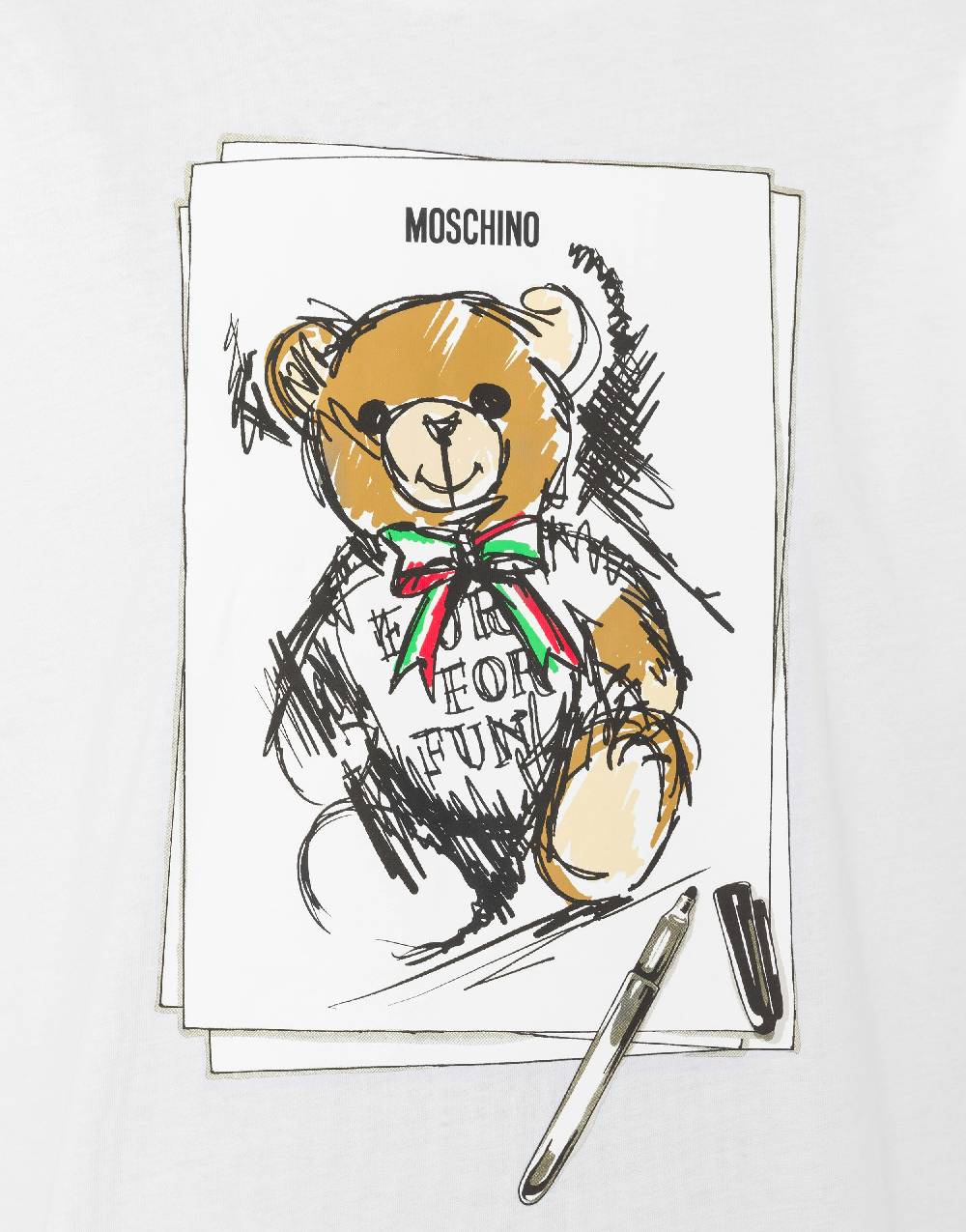 Love Moschino T-shirt oversize Moschino Teddy Bear Sottocosto