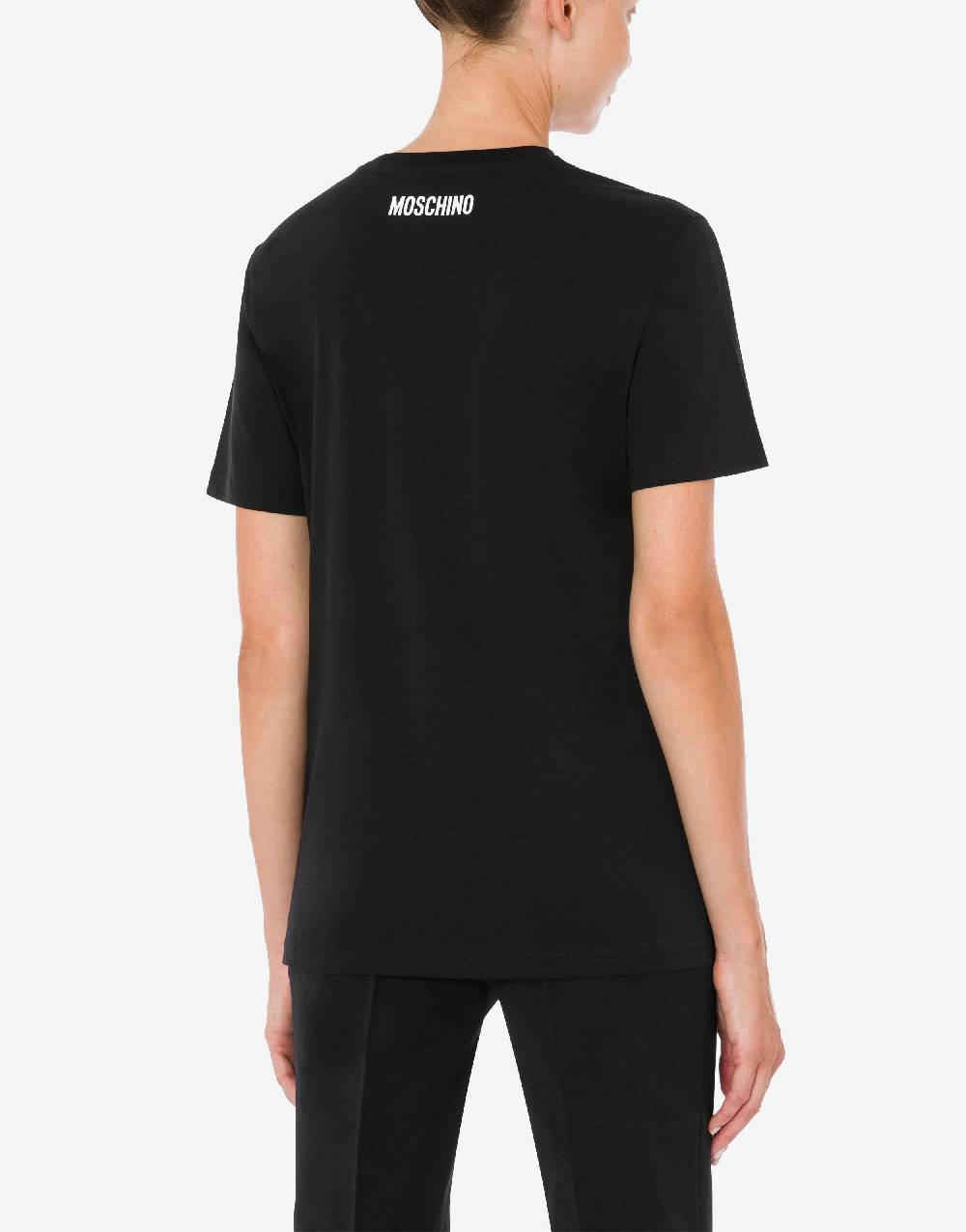 Love Moschino T-shirt in jersey organico You Can't Be Serious Convenienza