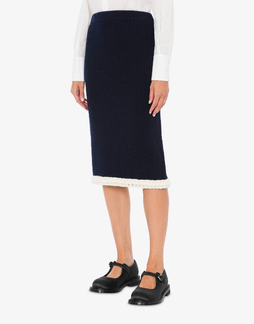 Love Moschino Gonna in lambswool superfine Offerta