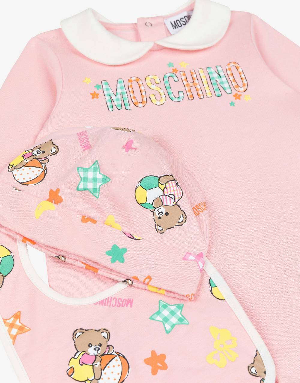 Love Moschino Set tutina, cappello e bavaglino Baby Teddy Bear Moda