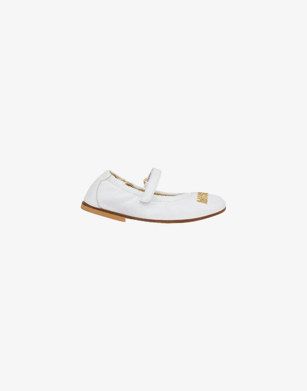 Love Moschino Ballerine in nappa Studded Logo 2025