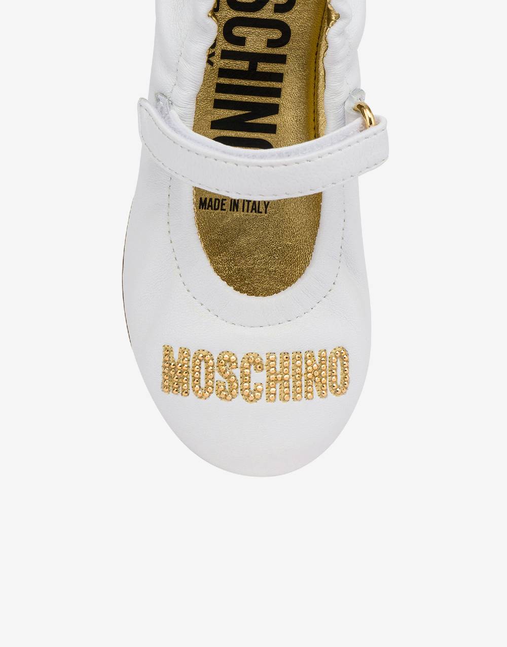 Love Moschino Ballerine in nappa Studded Logo 2025