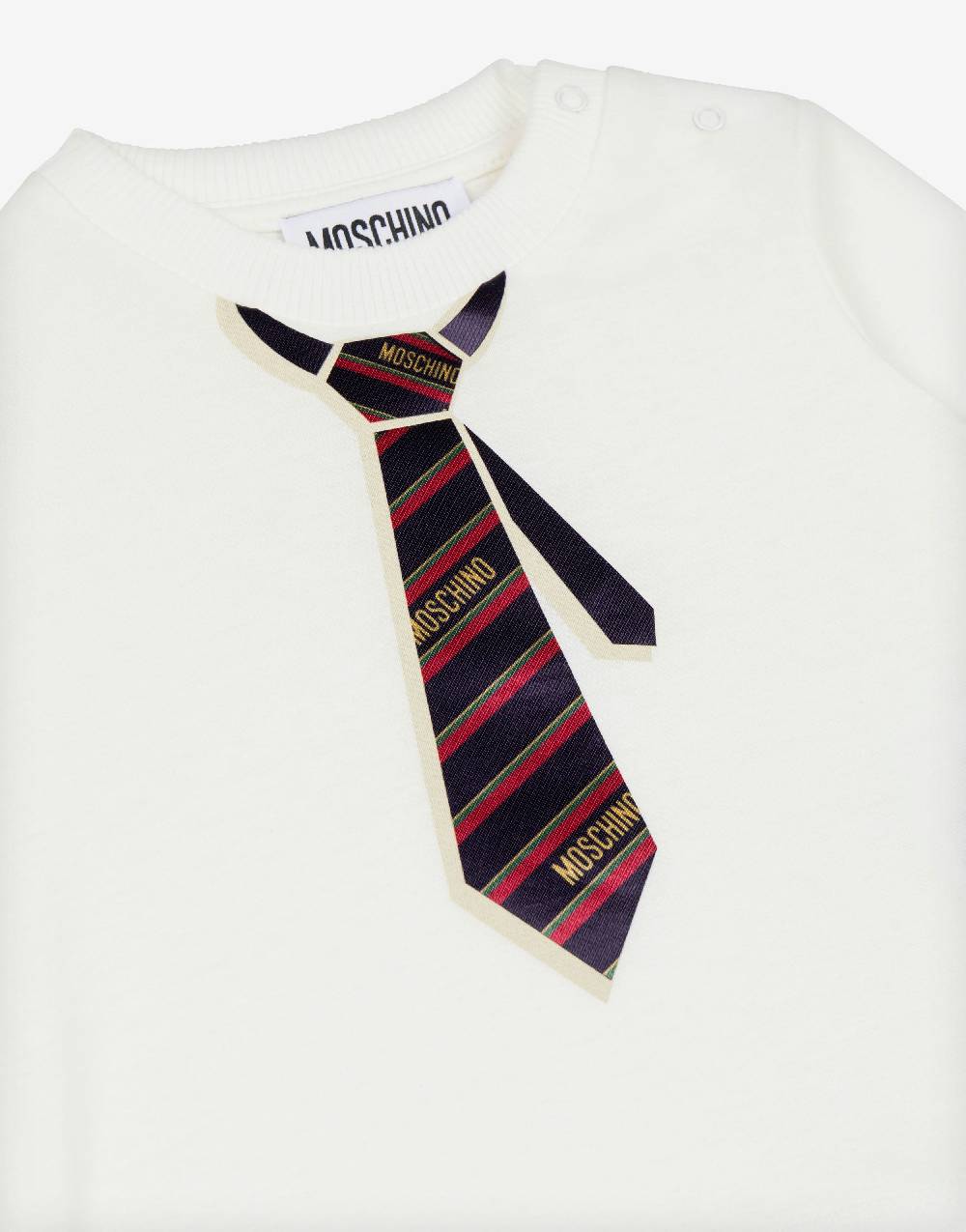 Love Moschino T-shirt in jersey Tie Print Promozione Limitata