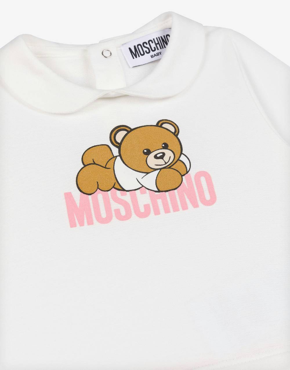 Love Moschino Tutina in cotone organico Teddy Logo Shopping Online