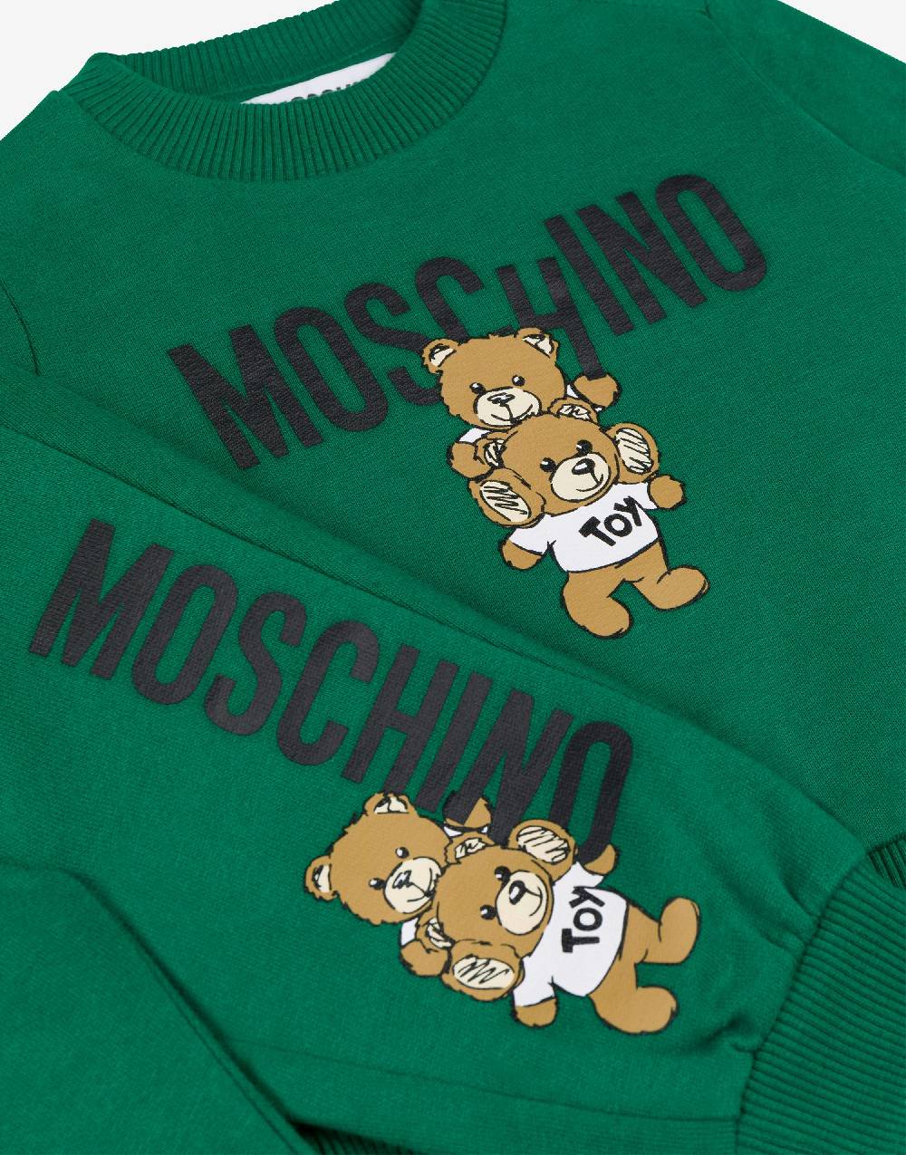 Love Moschino Completo tuta in felpa Teddy Logo In Vendita