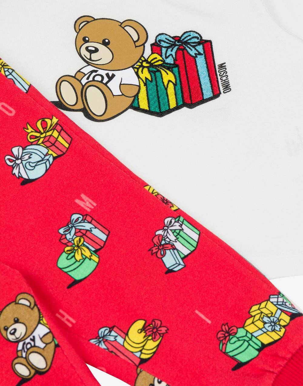 Love Moschino Completo t-shirt e leggings Teddy Holiday Offerta Anniversario