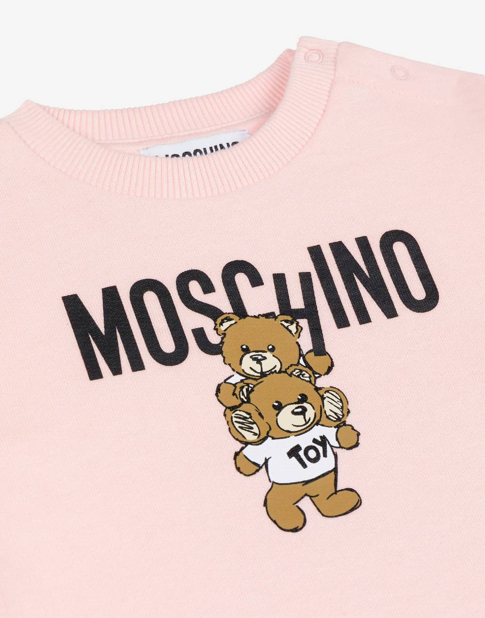 Love Moschino Abito in felpa Teddy Logo Spedizione Gratuita