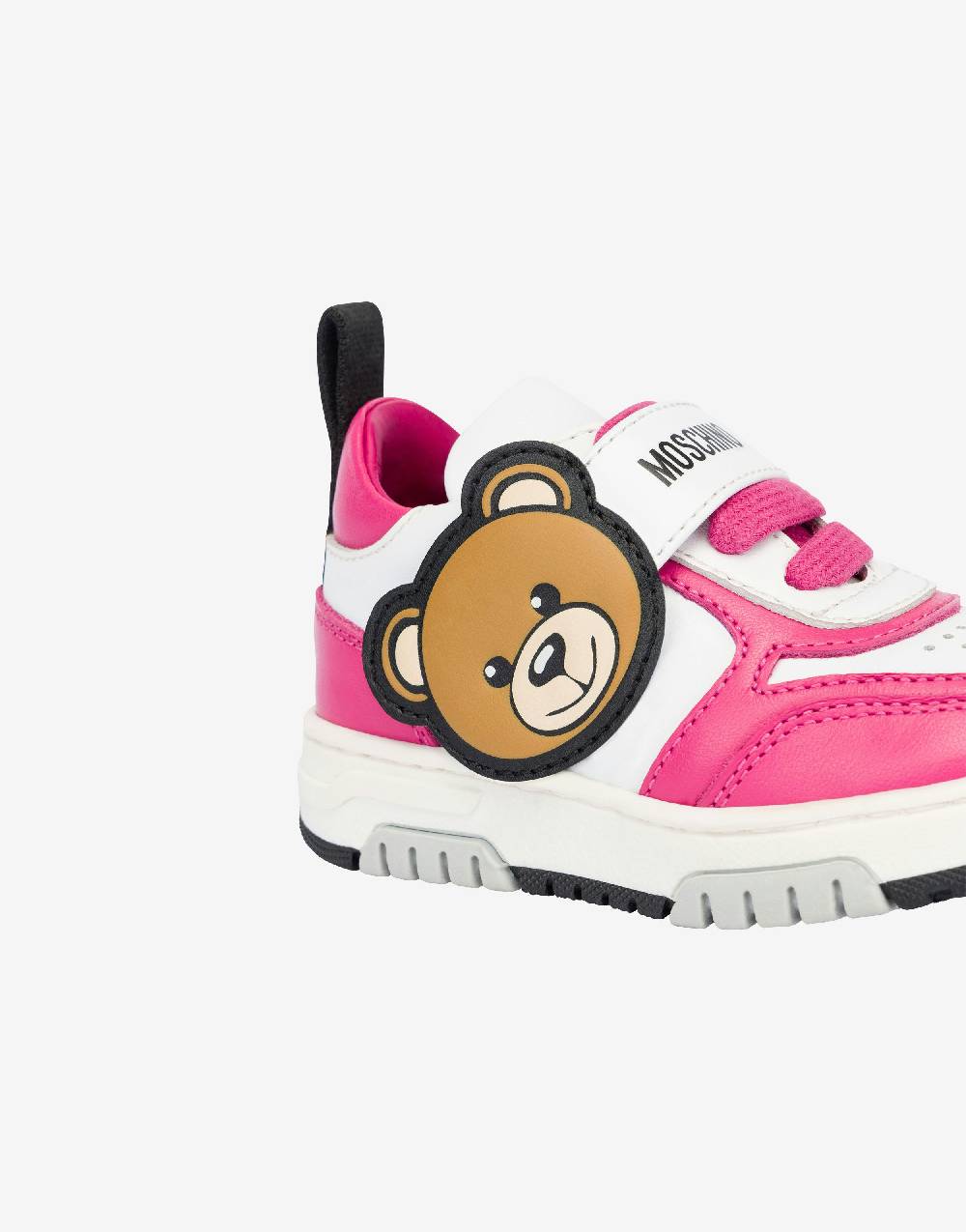 Love Moschino Sneakers in vitello Teddy Patch Promozione Limitata