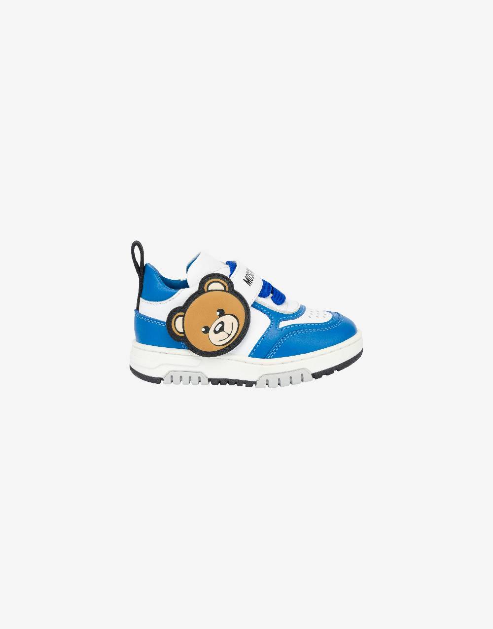Love Moschino Sneakers in vitello Teddy Patch Fino Al -60%