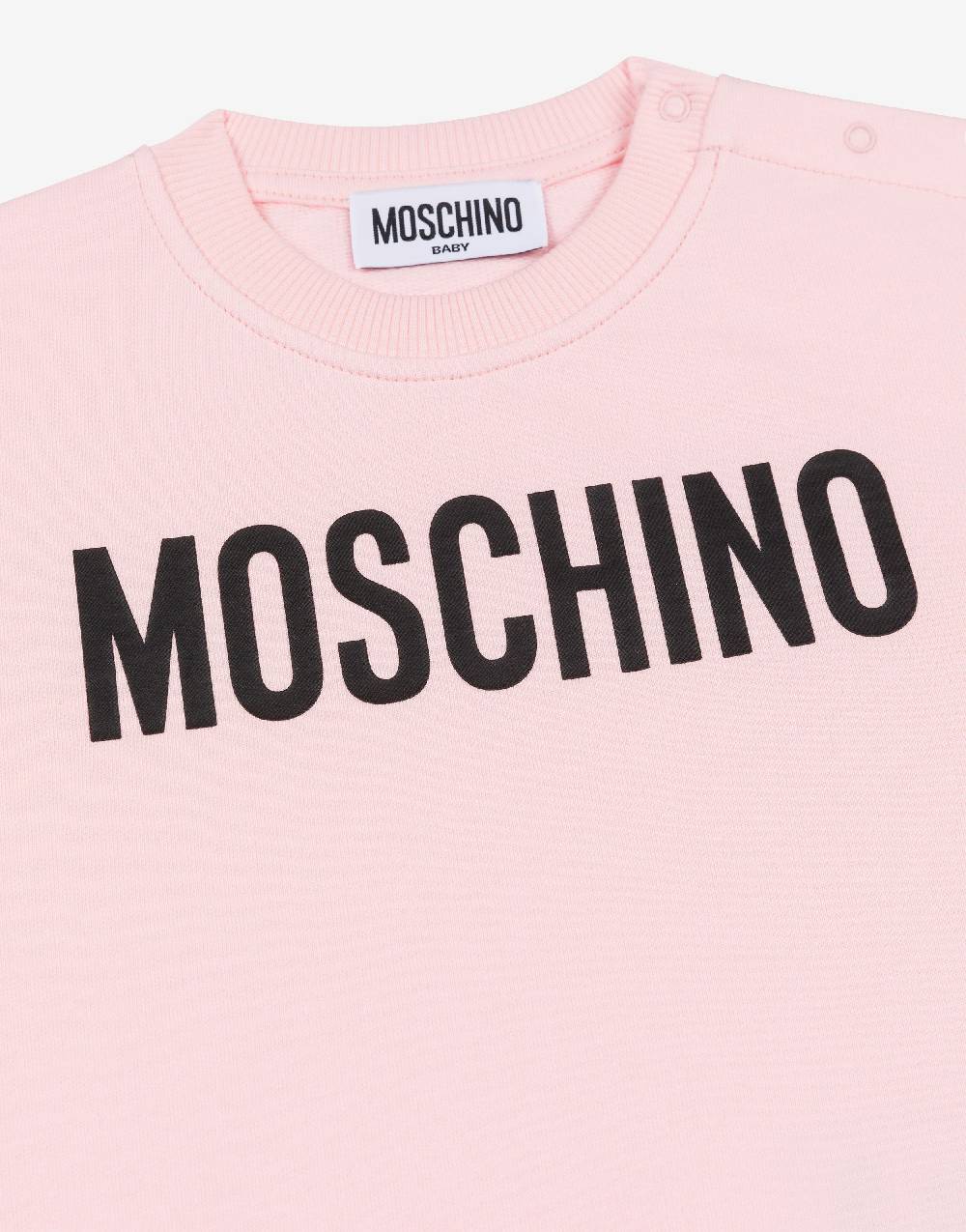 Love Moschino Felpa in cotone Logo Print Only for today