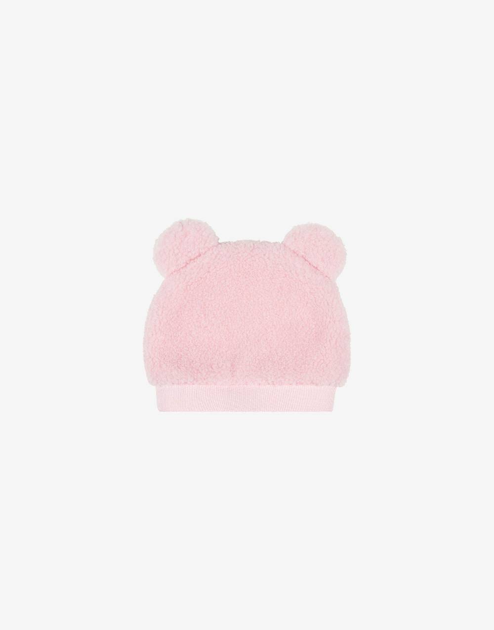 Love Moschino Cappello in tessuto soft Teddy Patch Sostegno trimestrale