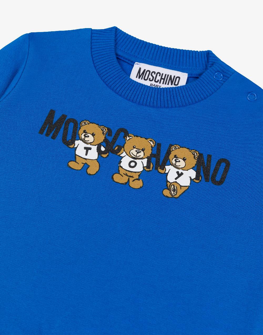 Love Moschino Felpa in cotone Moschino Toy Vendita Economica