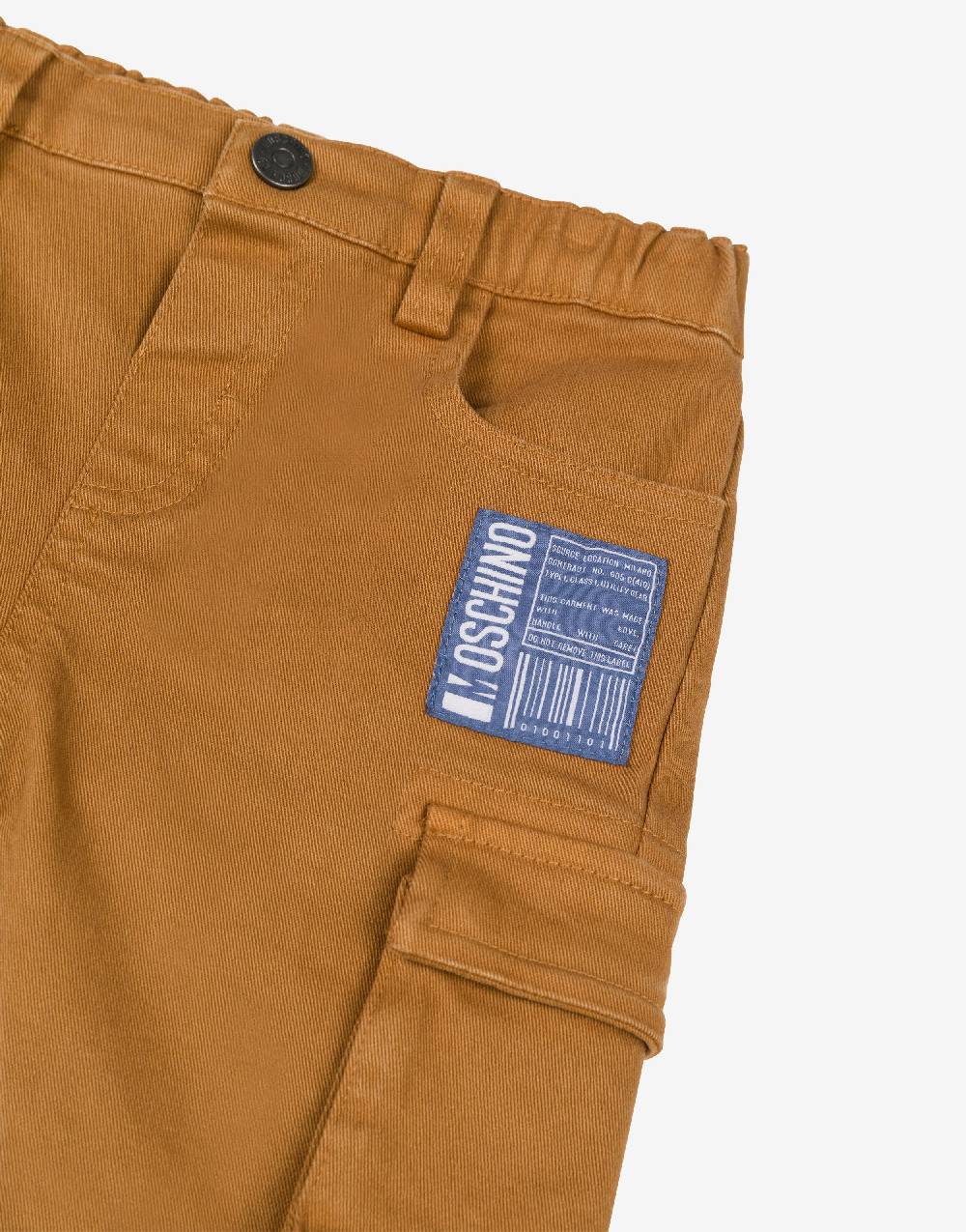 Love Moschino Pantalone in gabardina Barcode Patch 2025