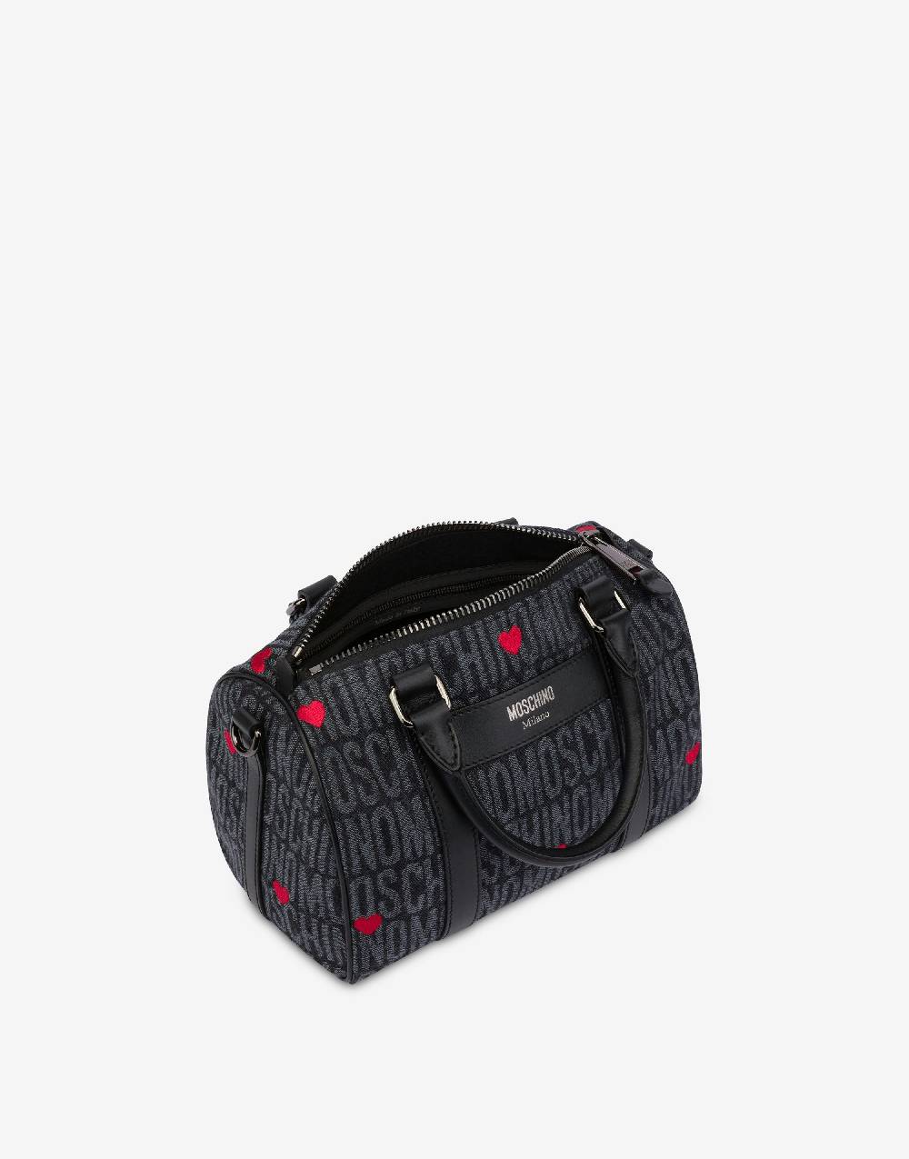 Love Moschino Borsa a bauletto con cuori Allover Logo Acquista Ora