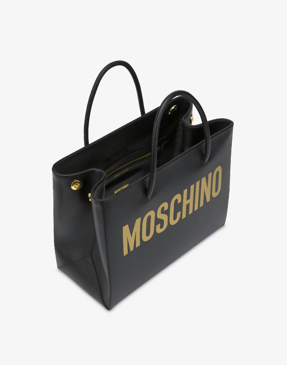 Love Moschino Piccola Shopper in vitello con logo Consegna Veloce