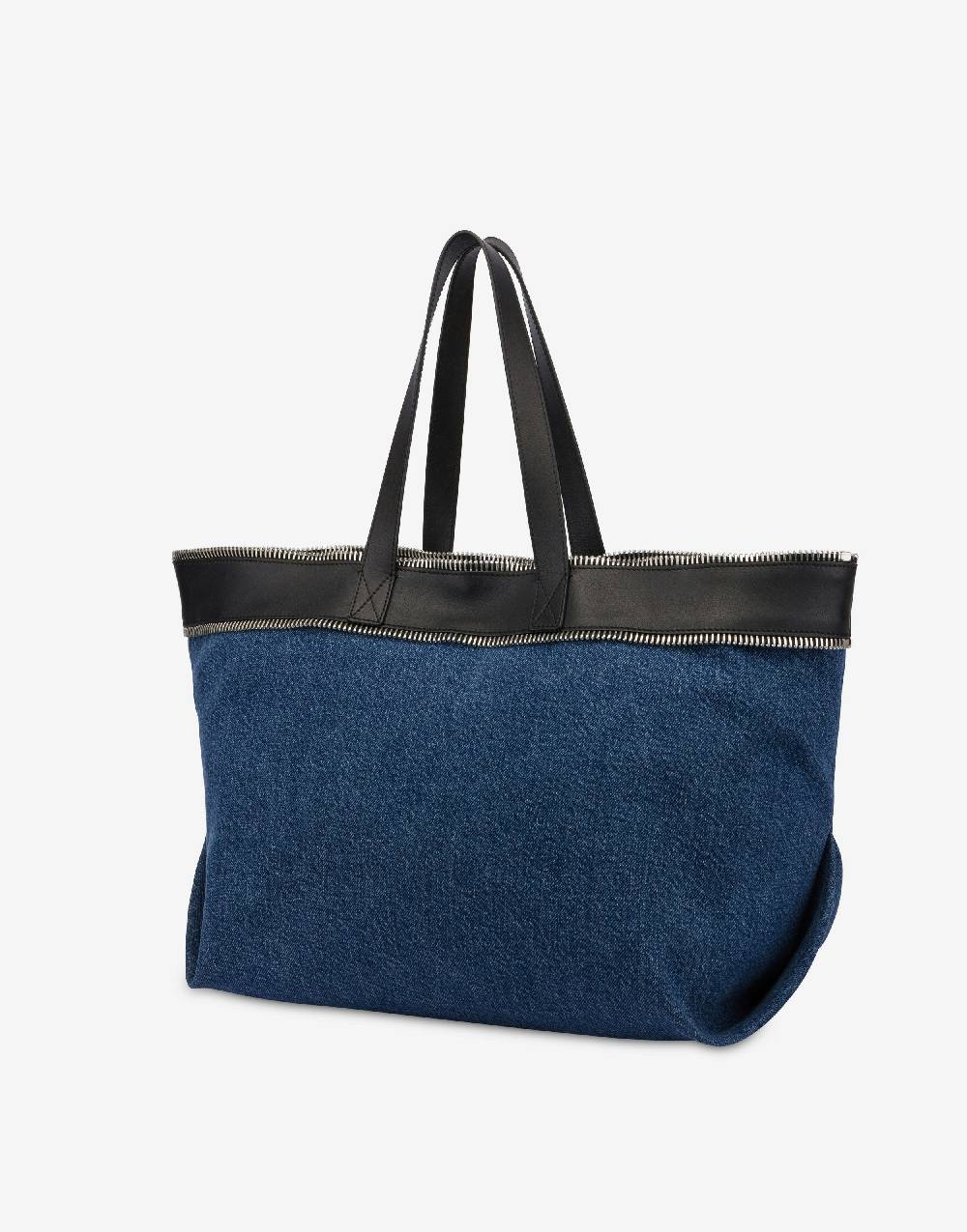 Love Moschino Shopper in denim Moschino Rider Offerta