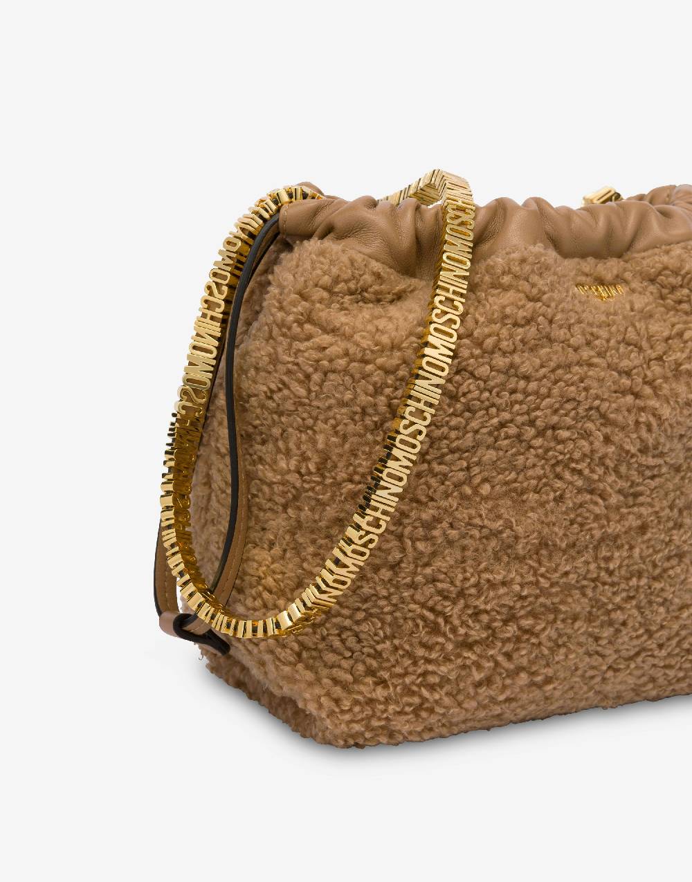 Love Moschino Borsa a secchiello Mini Lettering Vendita Calda