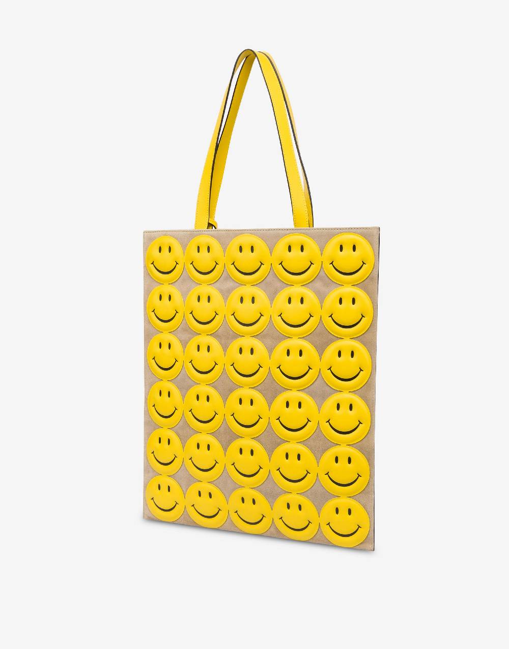 Love Moschino Shopper in crosta Allover Smiley® Nuova