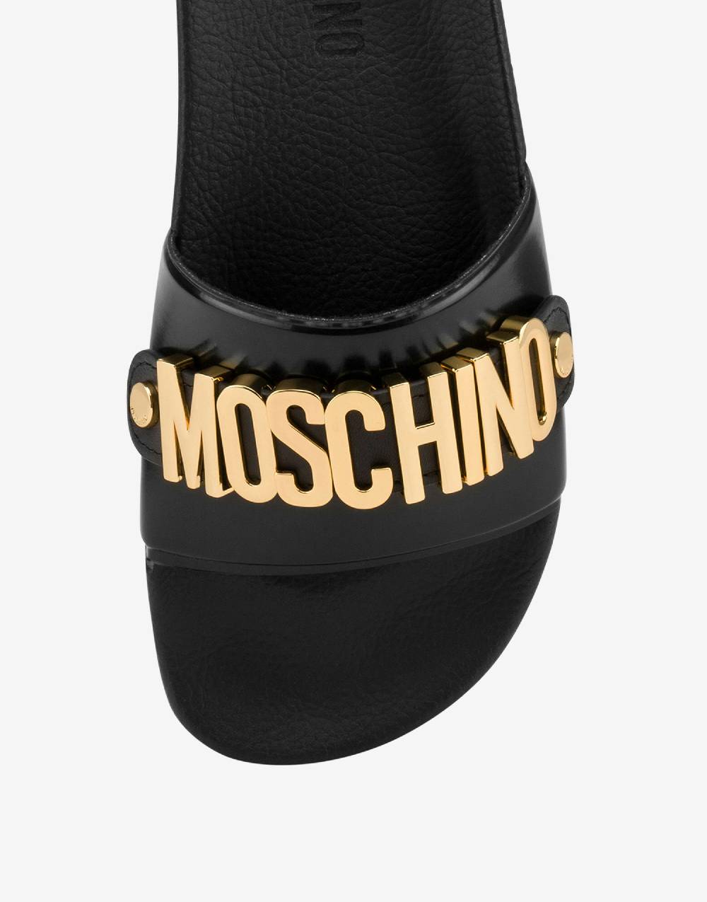 Love Moschino Pool slides Lettering Logo Consegna Veloce
