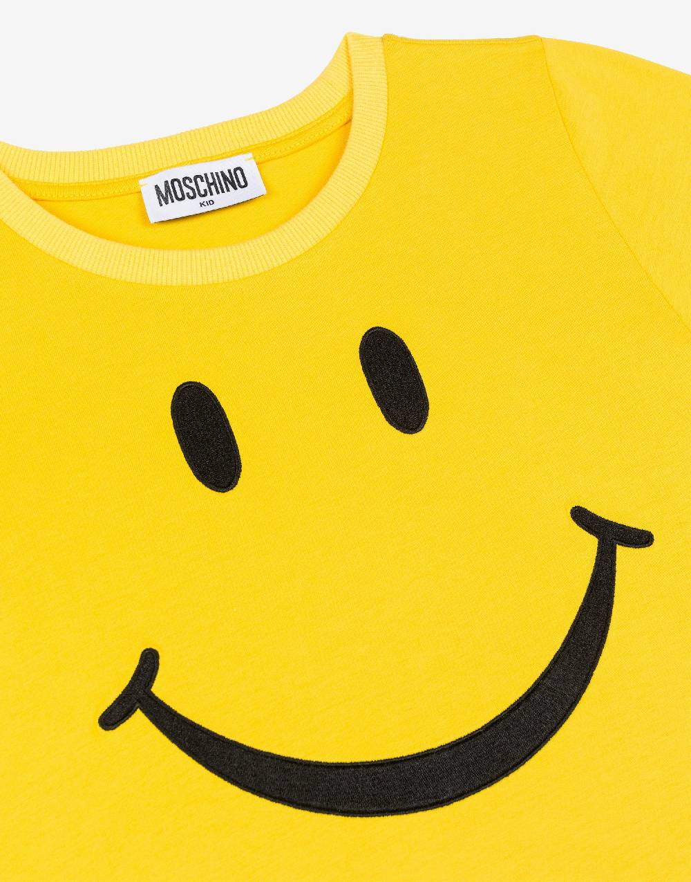 Love Moschino T-shirt in jersey Smiley® Embroidery Online