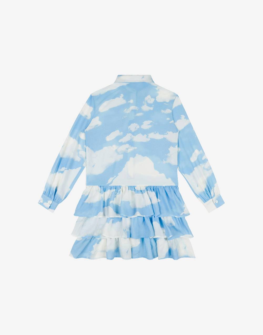 Love Moschino Abito in crêpe Allover Clouds Outlet