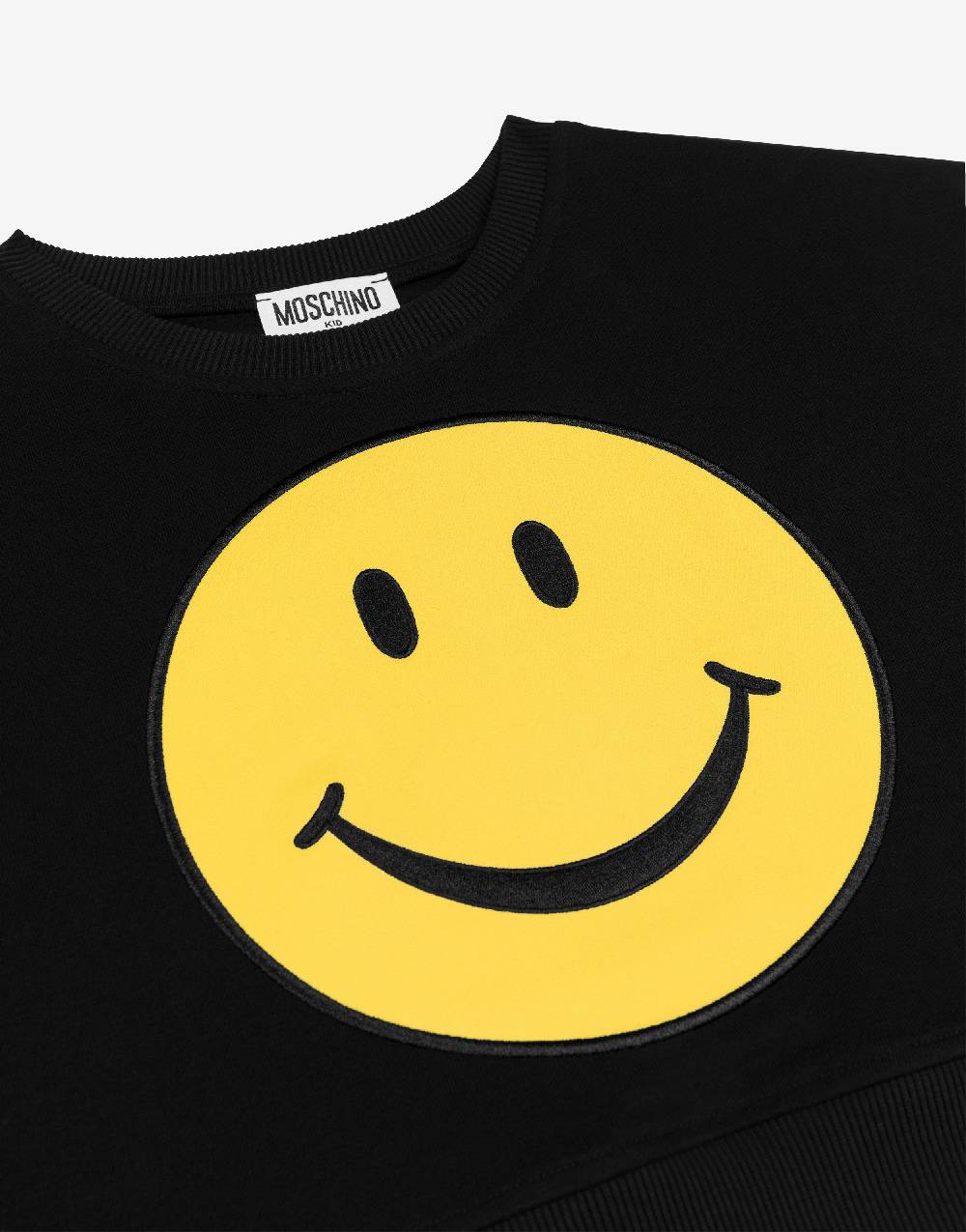 Love Moschino Felpa in cotone Smiley® Patch Hotsell