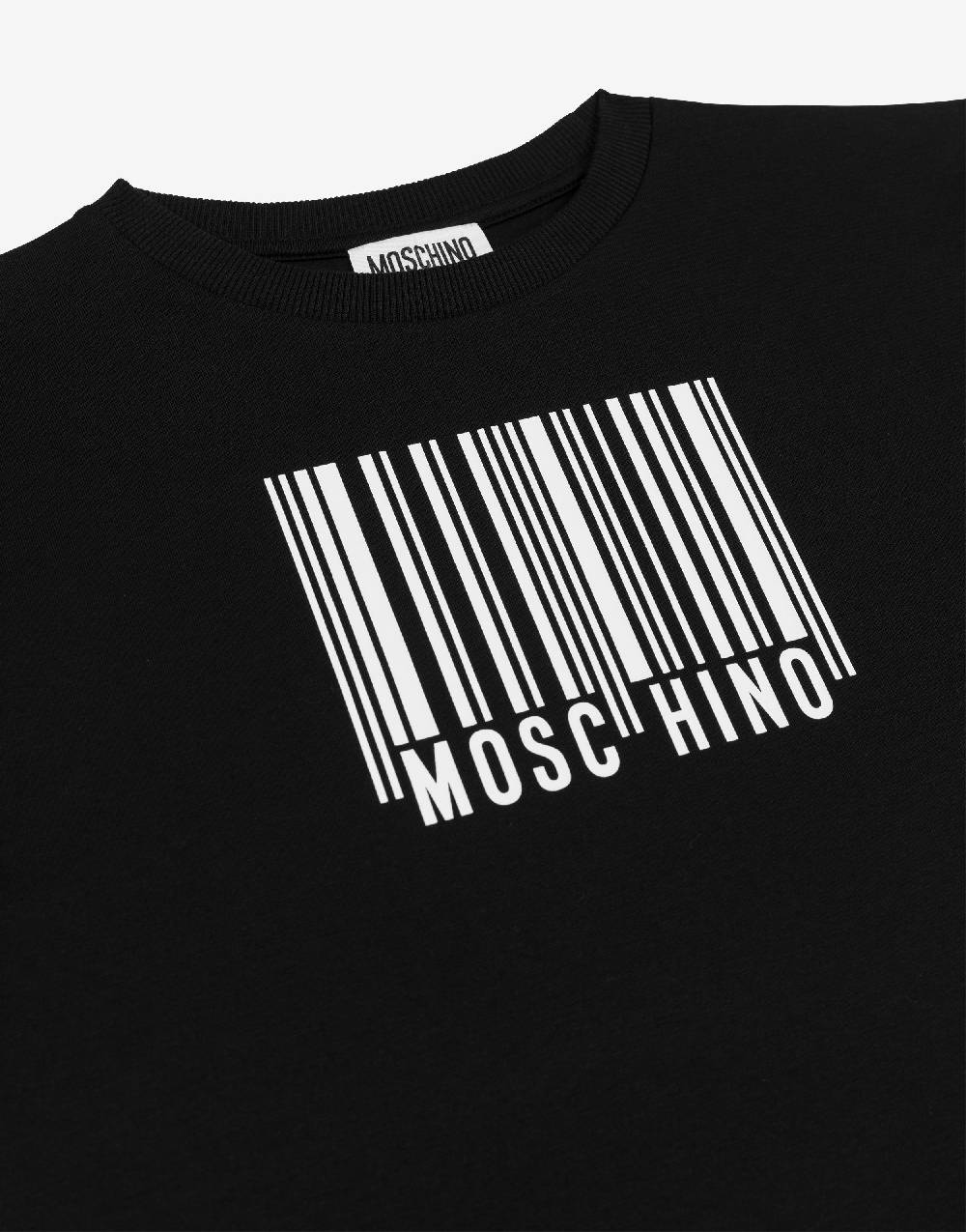 Love Moschino Maxi t-shirt in jersey Barcode Logo Comprane uno, ottenene uno gratis