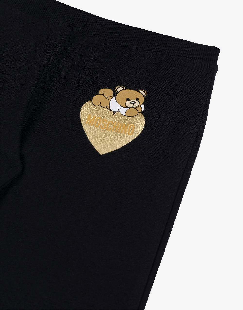 Love Moschino Pantalone flare in cotone Lovely Teddy Bear Negozio