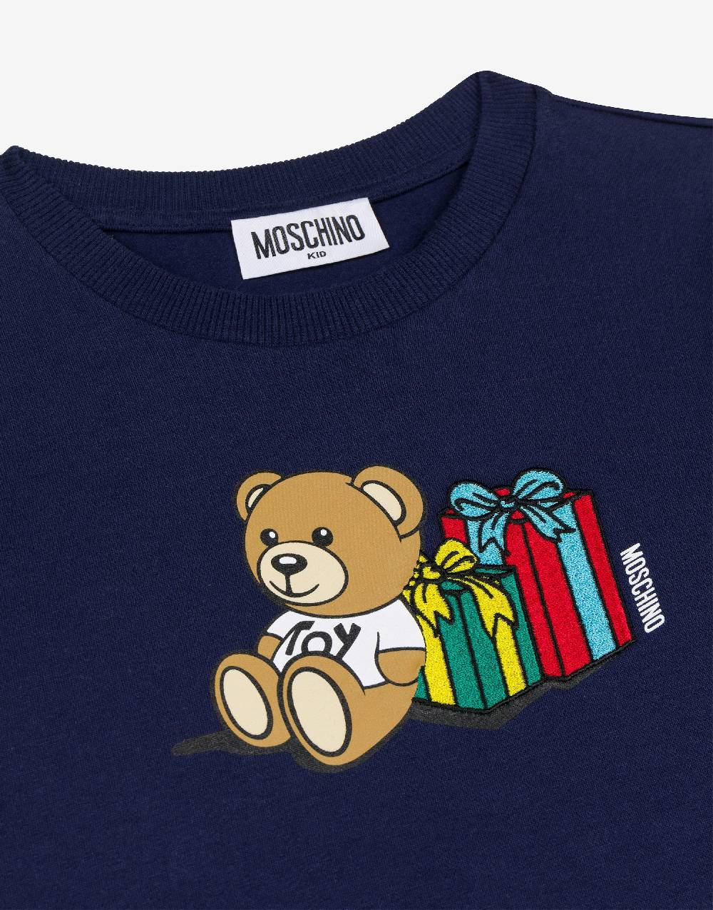 Love Moschino T-shirt in jersey Teddy Holiday 2025