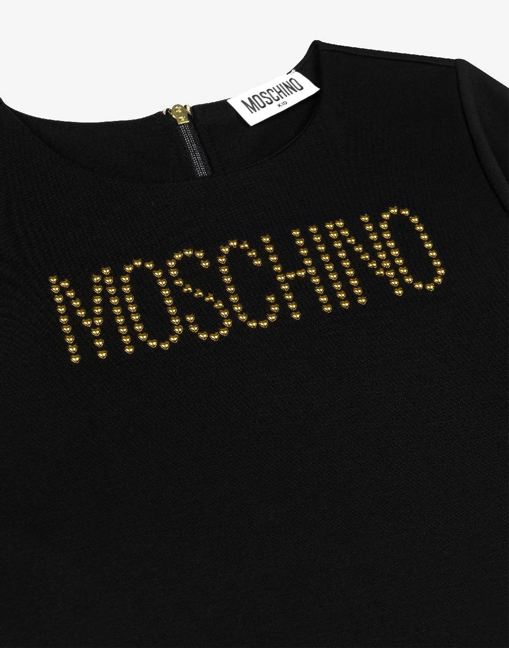 Love Moschino Abito in punto milano Studded Logo Nuovo