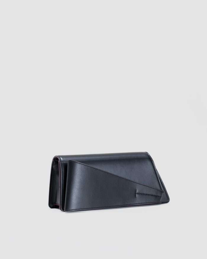 LUCIANO PADOVAN Borsa Kim pochette in pelle nera Borse pochette eleganti - Luciano Padovan Shop Online Grande vendita