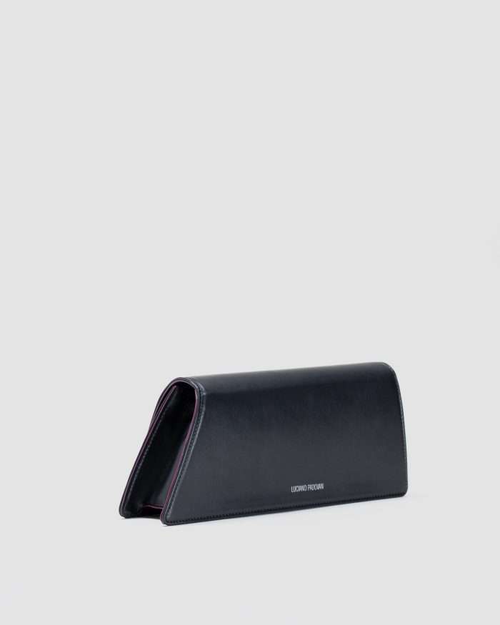 LUCIANO PADOVAN Borsa Kim pochette in pelle nera Borse pochette eleganti - Luciano Padovan Shop Online Grande vendita