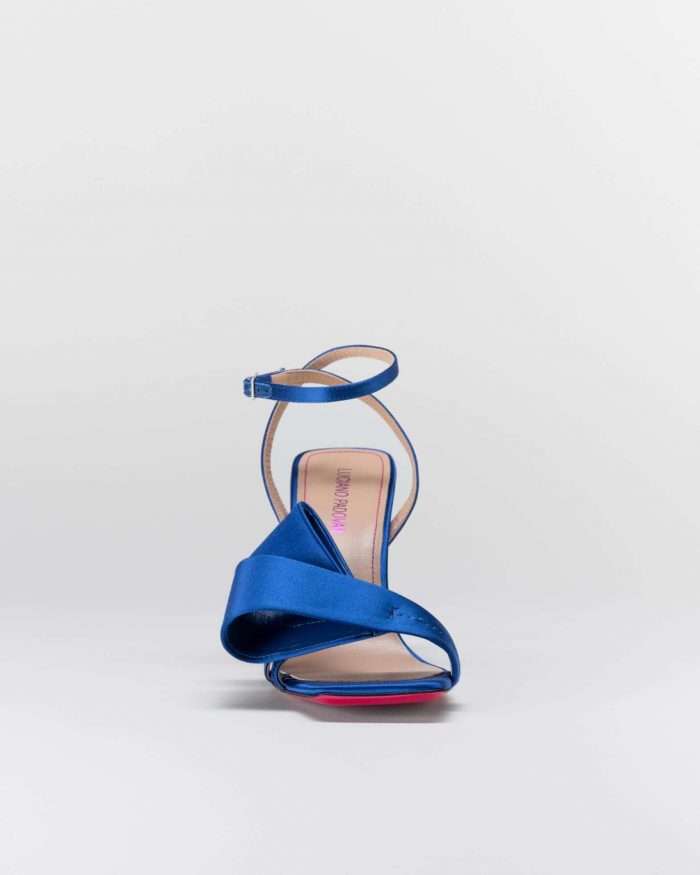 LUCIANO PADOVAN FLAKE LINE SANDALO NORA RASO BLU Flash Sale