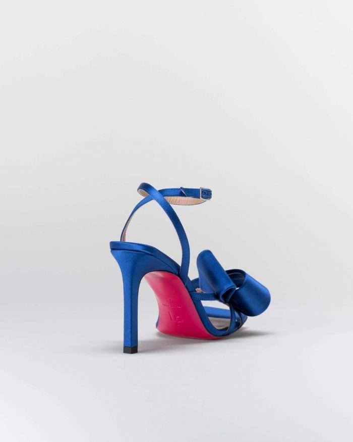 LUCIANO PADOVAN FLAKE LINE SANDALO NORA RASO BLU Flash Sale