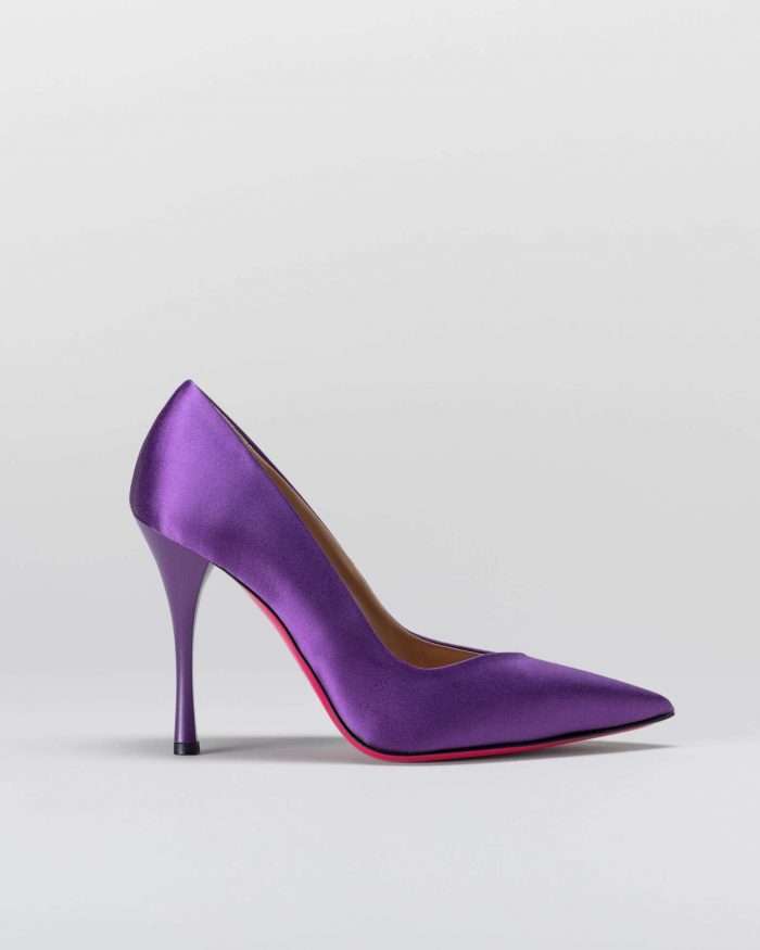 LUCIANO PADOVAN SIMPLE LINE DÉCOLLETÉ ROBIN RASO VIOLA Offerta Anniversario