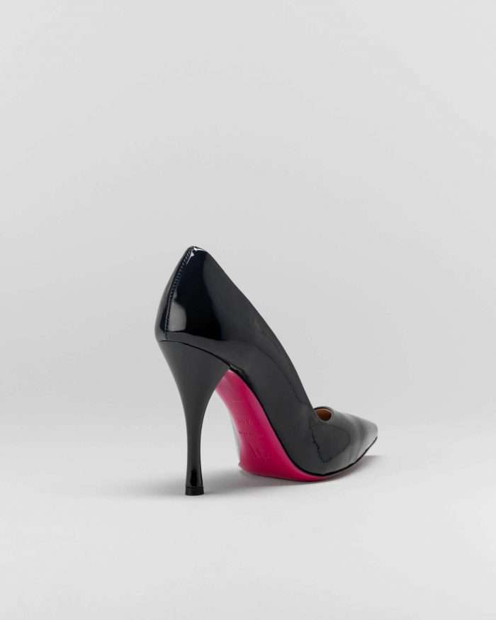 LUCIANO PADOVAN SIMPLE LINE DÉCOLLETÉ ROBIN PELLE VERNICIATA NERO- Luciano Padovan Online Shop Vendita calda