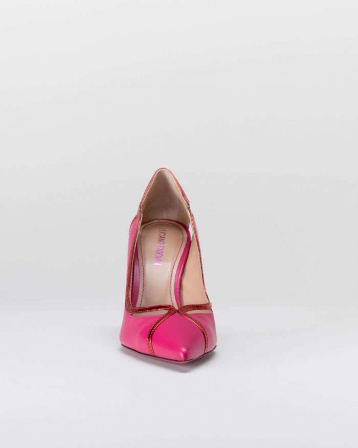LUCIANO PADOVAN WAVES LINE DÈCOLLETÈ FILADELFIA PELLE FUCSIA ROSSO Offerta migliore
