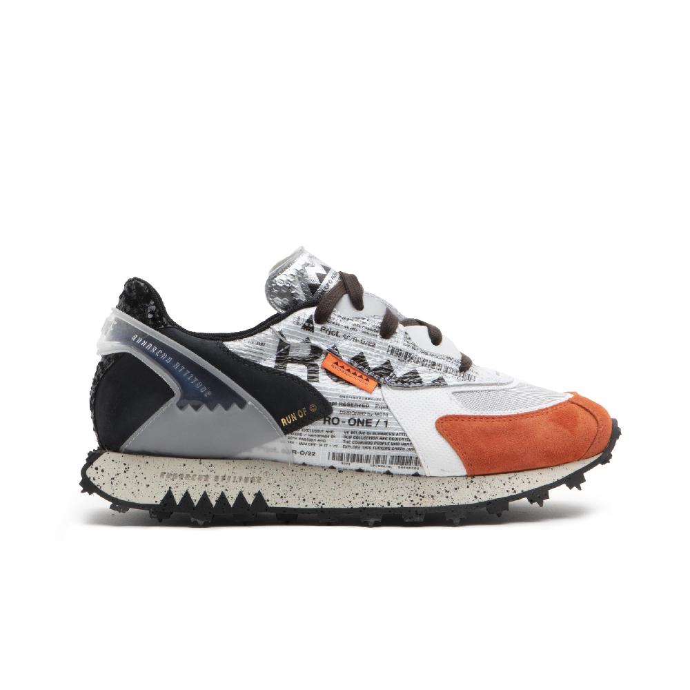 RUN OF Ro1 Hype sneakers in pelle nylon pelle scamosciata e rete Qualità Garantita