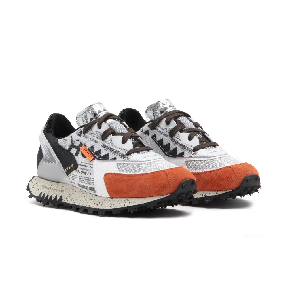 RUN OF Ro1 Hype sneakers in pelle nylon pelle scamosciata e rete Qualità Garantita