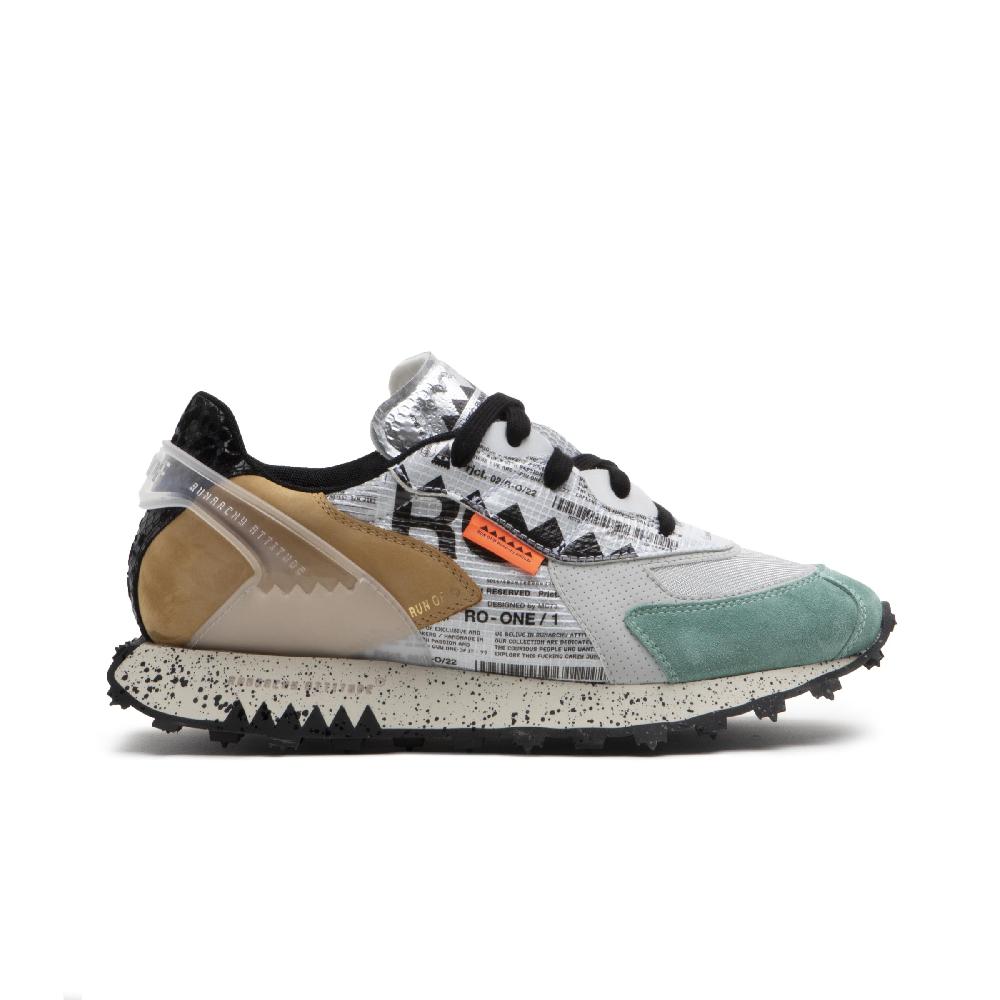 RUN OF Ro1 Core sneakers in pelle nylon pelle scamosciata e rete Acquista Ora