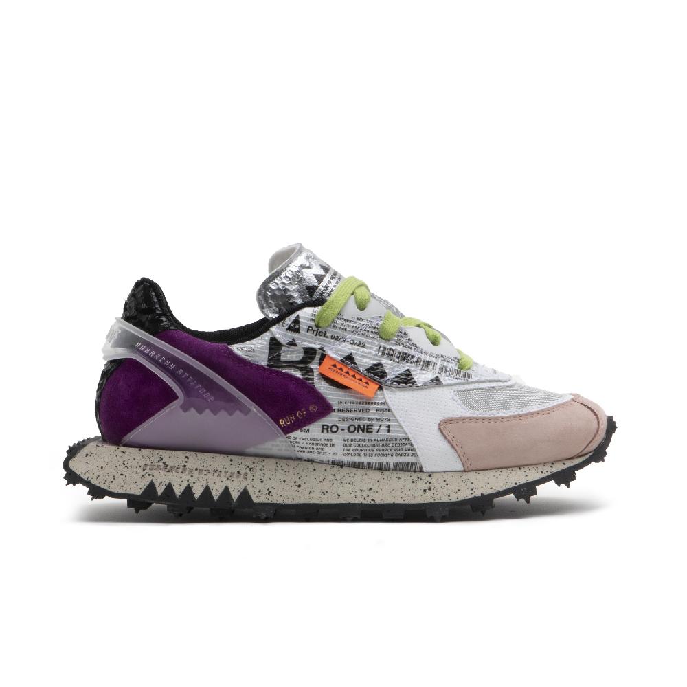 RUN OF Ro1 Furia sneakers in pelle nylon pelle scamosciata e rete Consegna Veloce